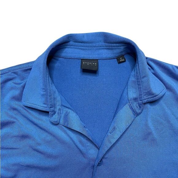 DUNNING GOLF Blue Polo Shirt Size Medium - Picture 3 of 5